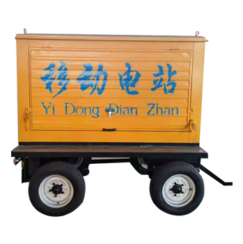 100kw静音拖车发电机组